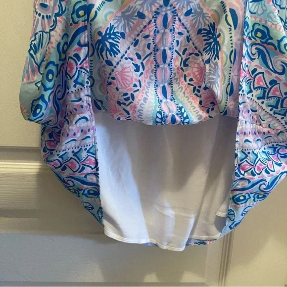 Lilly Pulitzer Fawna Dress Seaside Shindig Size M - Picture 5 of 16